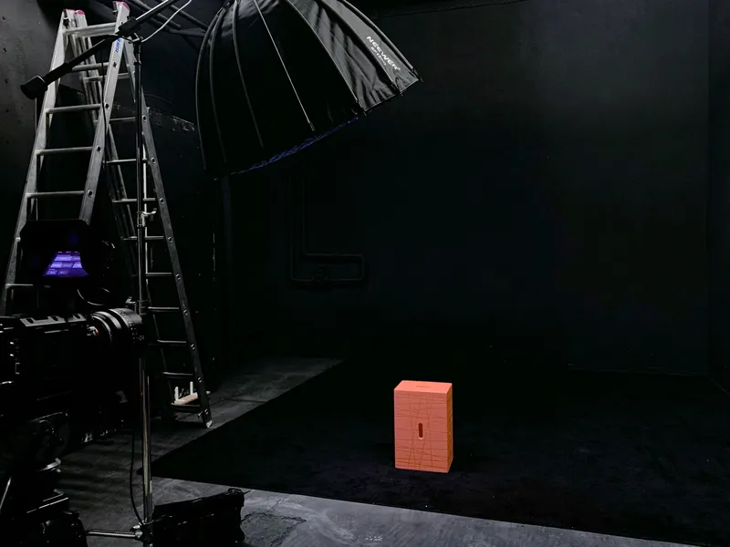 Produktion im the darkroom Set